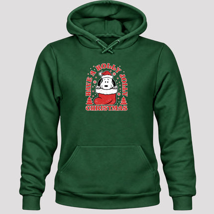 Have A Holly Jolly Christmas Retro Stocking Hoodie