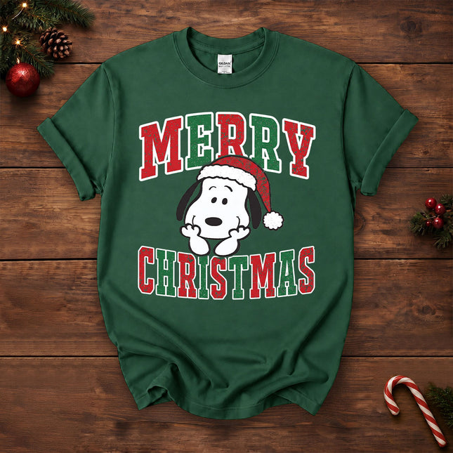 Merry Christmas Vintage Distressed Holiday T-Shirt