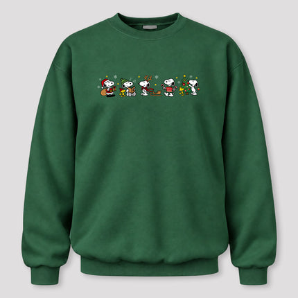 Christmas Holiday Friends Gifts Carols Sleigh Tree Sweatshirt