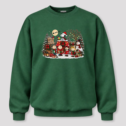 Christmas Tree Farm Hot Cocoa Winter Village Sweatshirt