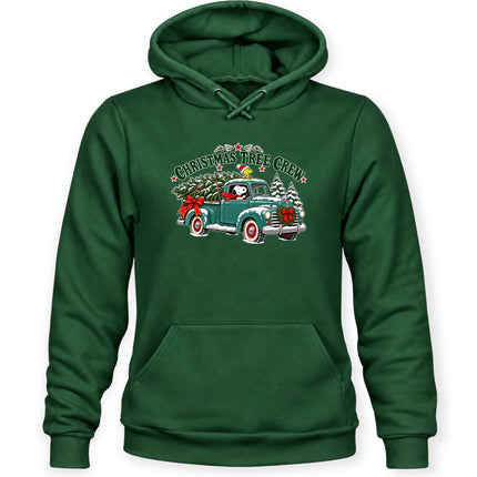 Christmas Tree Crew Vintage Pickup Truck Hoodie