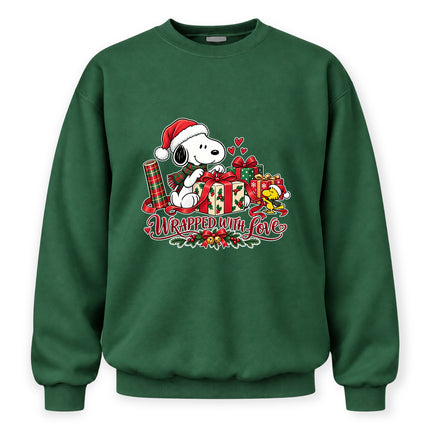 Wrapped With Love Christmas Gift Wrapping Sweatshirt