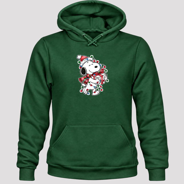 Christmas Lights Wrapped Gift Cozy Christmas Hoodie