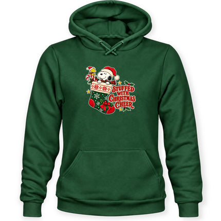 Stuffed With Christmas Cheer Holiday Stocking Hoodie