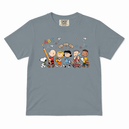 Comfort Colors Back To School First Day Classroom Friends Kid T-Shirt