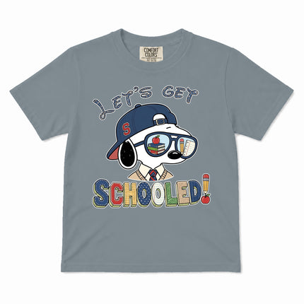 Comfort Colors Back To School Let's Get Schooled First Day Kid T-Shirt