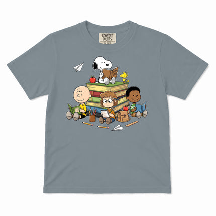 Comfort Colors Back To School Reading Books Classroom Kid T-Shirt