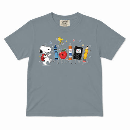Comfort Colors Back To School Cute School Supplies Kid T-Shirt