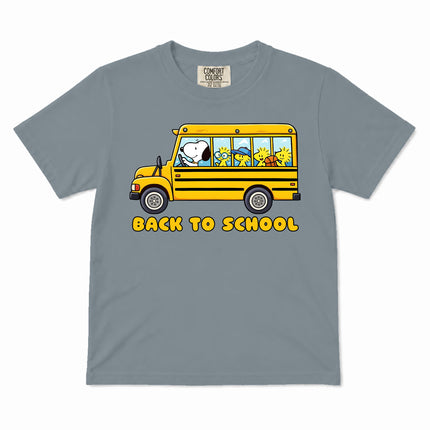 Comfort Colors Back To School School Bus First Day Kid T-Shirt