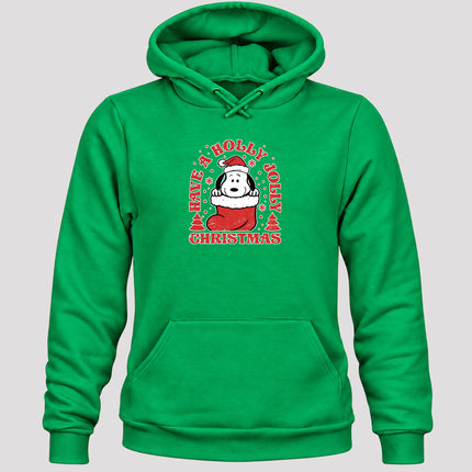 Have A Holly Jolly Christmas Retro Stocking Hoodie