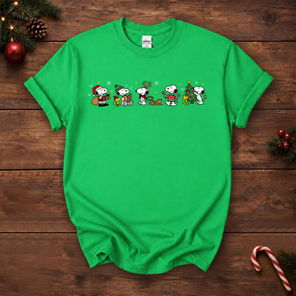 Christmas Holiday Friends Carols Tree Gifts T-Shirt