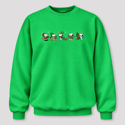Christmas Holiday Friends Gifts Carols Sleigh Tree Sweatshirt