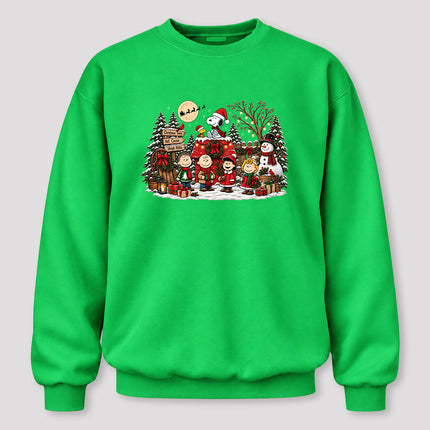 Christmas Tree Farm Hot Cocoa Winter Village Sweatshirt