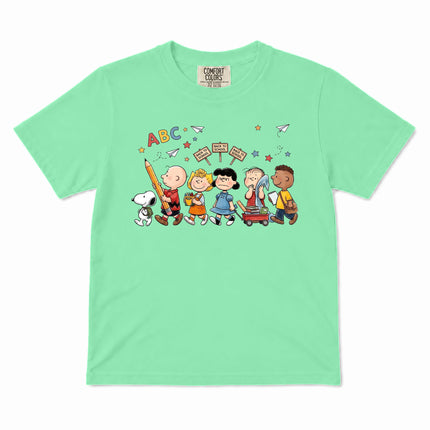 Comfort Colors Back To School First Day Classroom Friends Kid T-Shirt