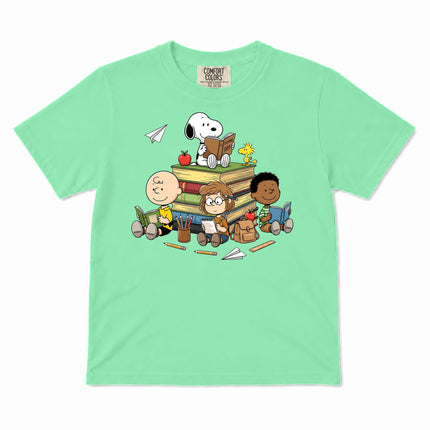 Comfort Colors Back To School Reading Books Classroom Kid T-Shirt
