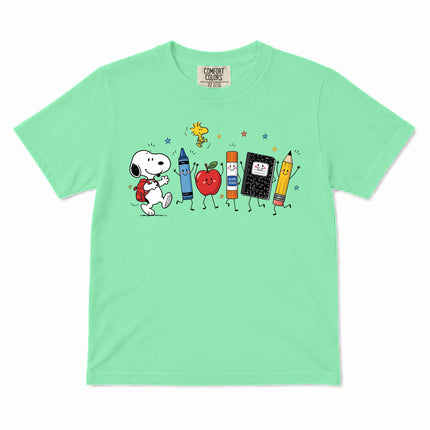 Comfort Colors Back To School Cute School Supplies Kid T-Shirt