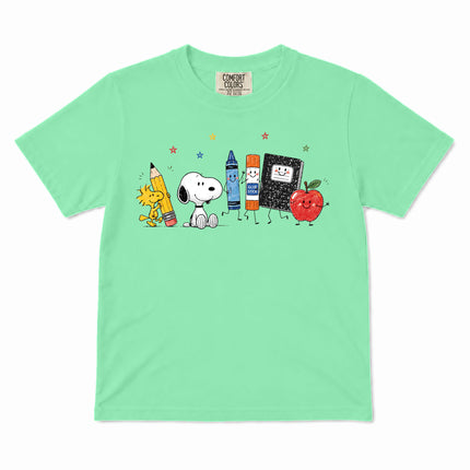 Comfort Colors Back To School Cute School Supplies Kid T-Shirt