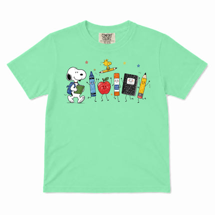 Comfort Colors Back To School Cute School Supplies Kid T-Shirt