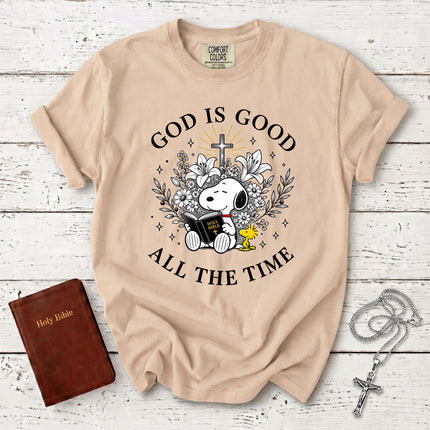 Comfort Colors God Is Good All The Time Christian Bible Faith Gift T-Shirt
