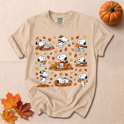 Comfort Colors Fall Autumn Leaves Cozy Season T-Shirt