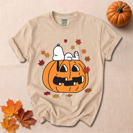 Comfort Colors Fall Pumpkin Jack O Lantern T-Shirt
