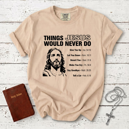 Comfort Colors Christian Bible Verse Promise Faith T-Shirt