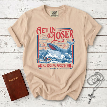 Comfort Colors Funny Christian Gods Will Bible Verse T-Shirt