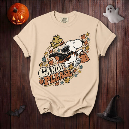 Comfort Colors Candy Please Halloween Graphic T-Shirt