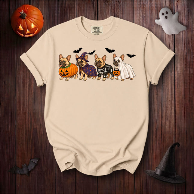 Comfort Colors Dog Halloween French Bulldog Costume Parade T-Shirt
