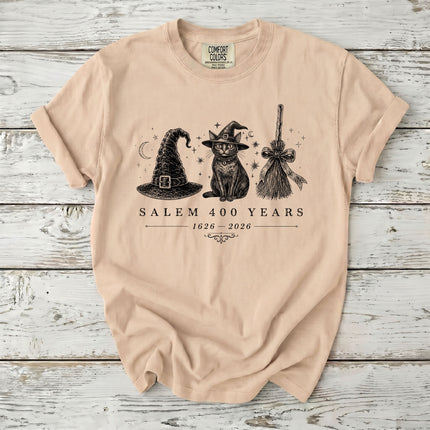 Comfort Colors Salem Witch 400th Anniversary Halloween T-Shirt