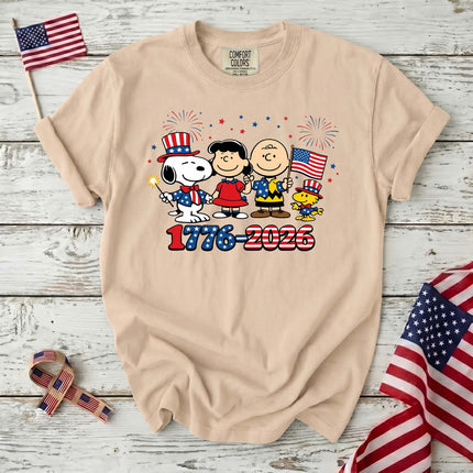 Comfort Colors 1776-2026 Patriotic Squad Fireworks T-Shirt