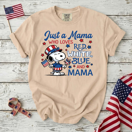 Comfort Colors 250th Anniversary USA Just A Mama T-Shirt