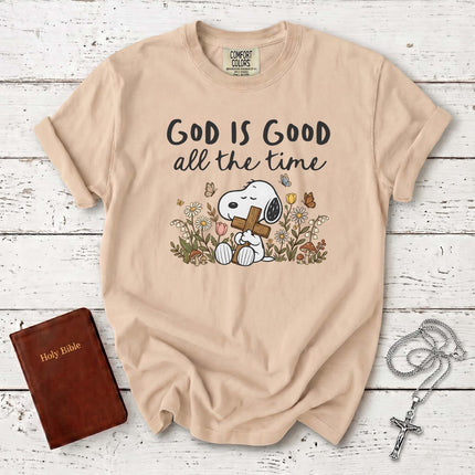 Comfort Colors God Is Good All The Time Cross T-Shirt