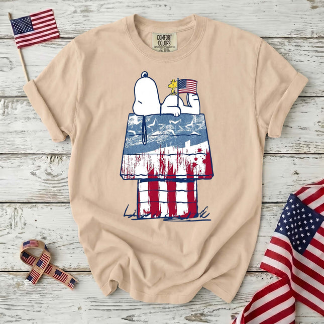 Comfort Colors 250th Anniversary USA Patriotic Doghouse T-Shirt