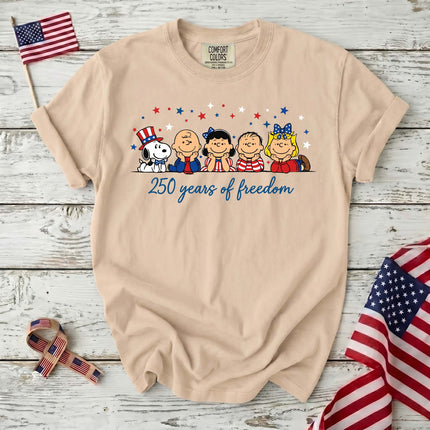 Comfort Colors 250 Years Of Freedom Friends T-Shirt