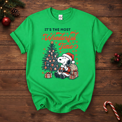 Most Wonderful Time Christmas Tree Gifts T-Shirt