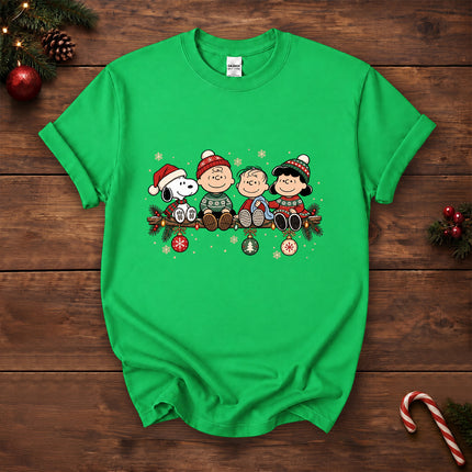 Cozy Christmas Holiday Garland Winter Sweaters T-Shirt