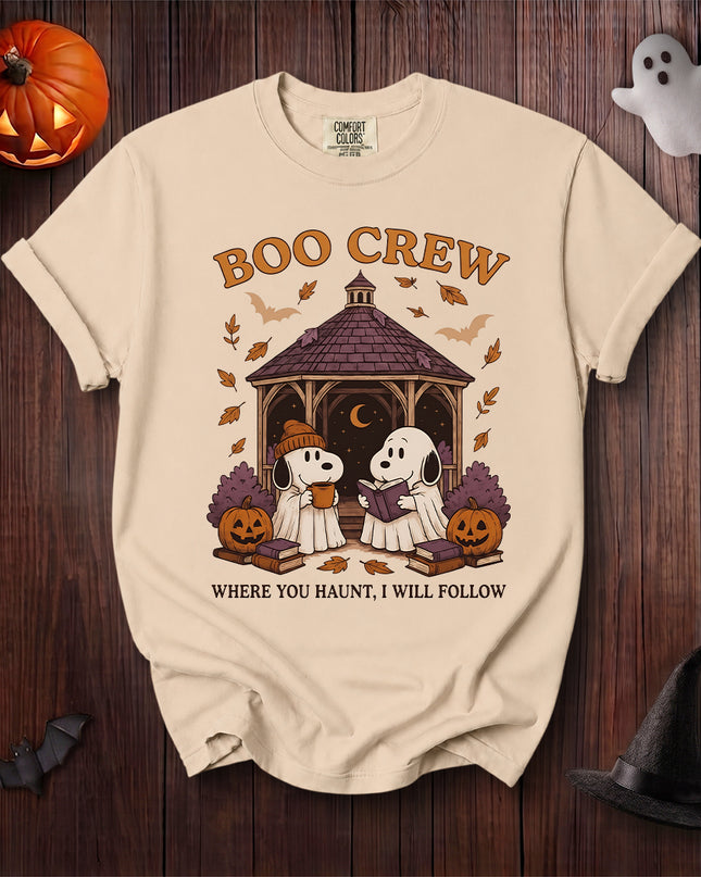 Comfort Colors Halloween Boo Crew Ghost Pumpkin T-Shirt