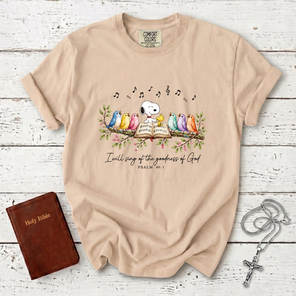 Comfort Colors Christian Psalm 89 1 Goodness of God Faith Gift T-Shirt