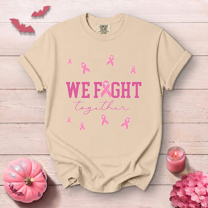 Comfort Colors We Fight Together Breast Cancer Awareness T-Shirt