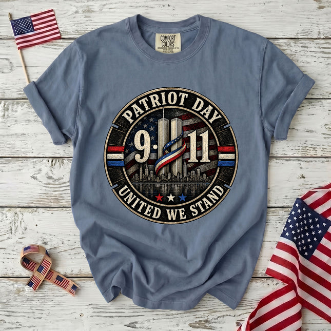 Comfort Colors 25th Anniversary Patriot Day 911 United We Stand T-Shirt