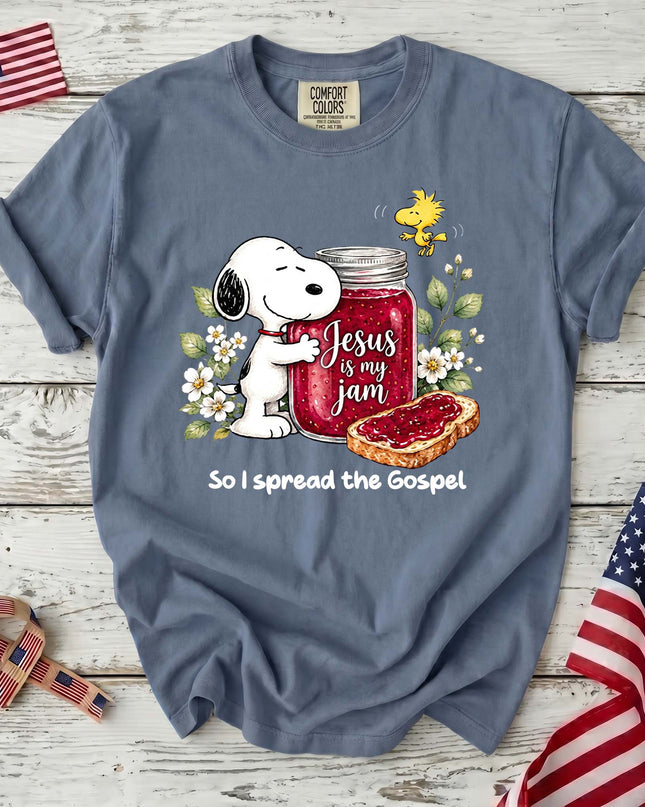 Comfort Colors Jesus Is My Jam Spread the Gospel T-Shirt