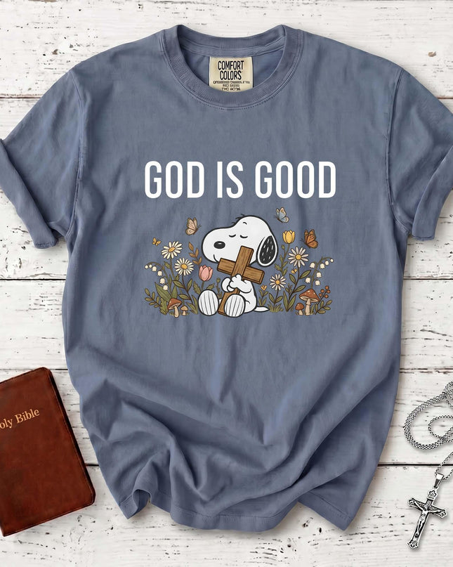 Comfort Colors Simple God Is Good Faith T-Shirt