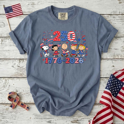 Comfort Colors 250 Years 1776-2026 Patriotic Marching Band T-Shirt