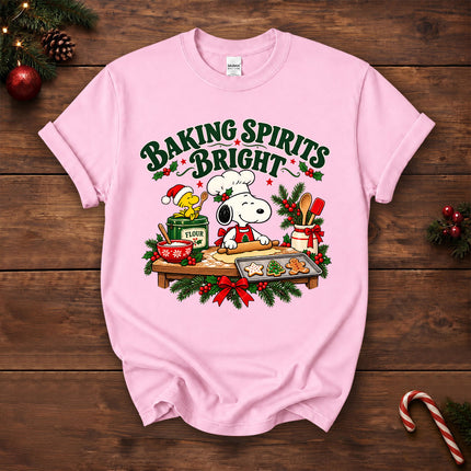 Baking Spirits Bright Christmas Cookie Baking T-Shirt