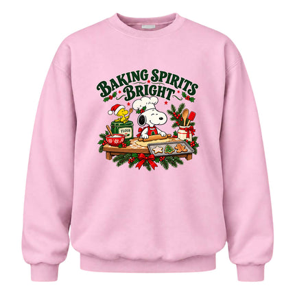 Baking Spirits Bright Christmas Cookie Baking Sweatshirt