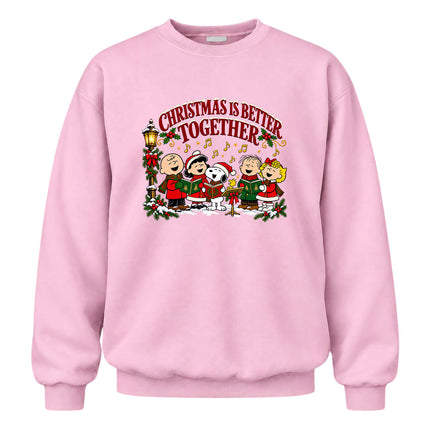 Christmas Is Better Together Caroling Holiday Sweatshirt