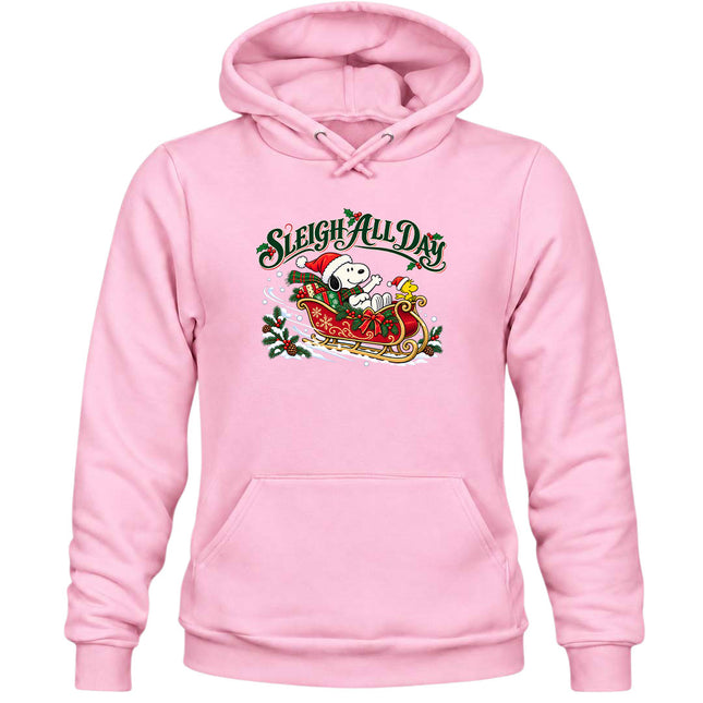 Sleigh All Day Christmas Sleigh Ride Hoodie
