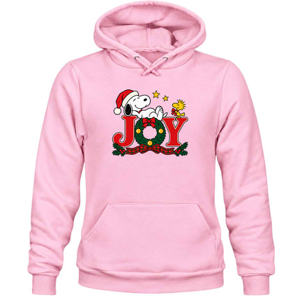 Christmas Joy Wreath Festive Holiday Hoodie