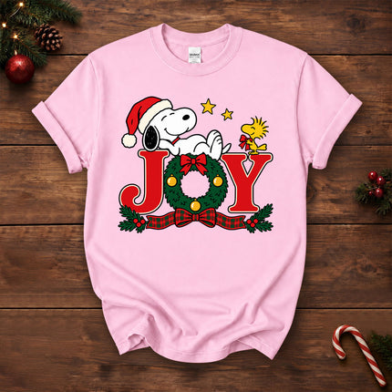 Christmas Joy Wreath Holiday Cheer T-Shirt